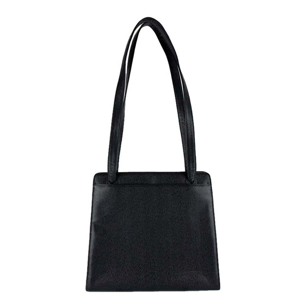 CHANEL Black Caviar Leather Shoulder Bag - Picture 3 of 15